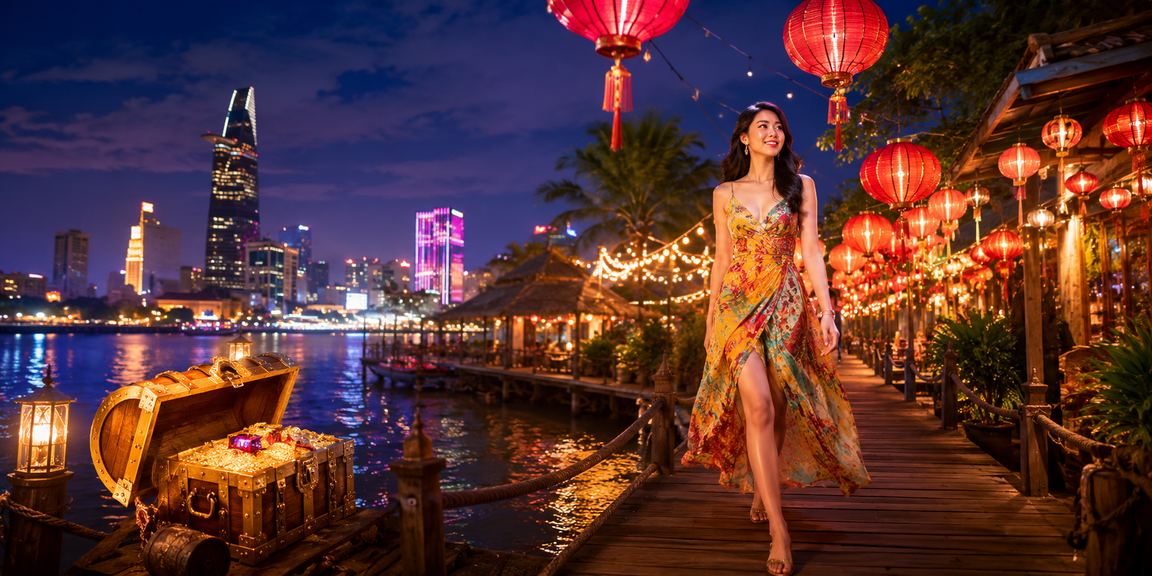 Khung cảnh casino sầm uất tại TP. Hồ Chí Minh